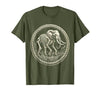 Mademark Elephant Skeleton Mid-Stride Through Tall Grass T-Shirt - Men - size chart