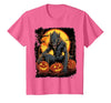 FrightNightFits Werewolf Orange Halloween T-Shirt - size chart
