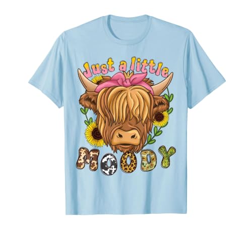 Scottish Highland Cow Lover And Owner Co. Highland Cow Scottish Highland Cow T-Shirt - size chart