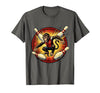 Mademark Pin Monkey Dodging Flying Pins Bowling Graphic T-Shirt - Men - size chart