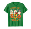 Oncology Boo Crew Funny Ghost Halloween Spooky Costume Nurse T-Shirt - size chart