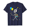 Halloween Tees for Women Men Kids Skeleton Birthday Halloween Costume Boys Teens Girls Kids T-Shirt - size chart