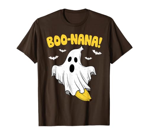 Halloween Tees for Women Men Kids Funny Banana Ghost Boo Pun Halloween Costume Men Women Kids T-Shirt - size chart