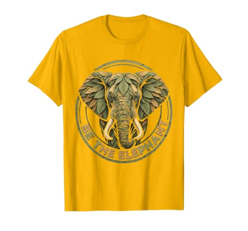 Mademark Be the Elephant Strength and Wisdom Design T-Shirt - Men - size chart