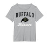 Official High School Fan Gear Buffalo High School Bison T-Shirt C3 T-Shirt - size chart