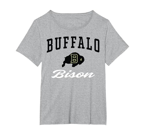 Official High School Fan Gear Buffalo High School Bison T-Shirt C3 T-Shirt - size chart