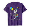 Halloween Tees for Women Men Kids Skeleton Birthday Halloween Costume Boys Teens Girls Kids T-Shirt - size chart