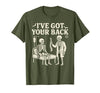 Halloween Costume For Doctor I've Got Your Back I've Got Your Back Halloween Skeleton Doctor Costume T-Shirt - size chart