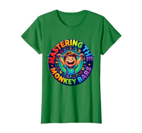 Mademark Mastering the Monkey Bars First Day of Kindergarten T-Shirt - Women - size chart