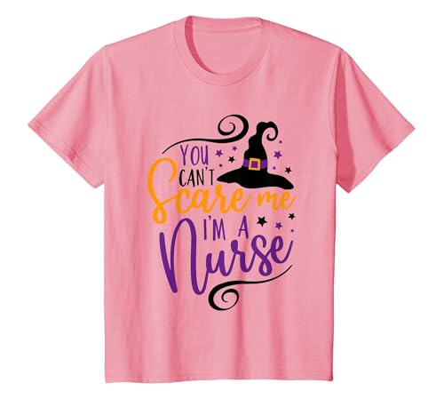 Spooky Nurse Halloween Tees You Can't Scare Me I'm a Nurse Funny Halloween Nurse T-Shirt - size chart