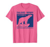 Svalbard T-Shirt Co. Svalbard Norway Polar Bear T Shirt Spitsbergen Longyearbyen T-Shirt - size chart