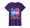 He Or She Pumpkin Gender Reveal Party Supplies Tee Halloween Pumpkin Gender Reveal He or She Mommy to Be T-Shirt - size chart
