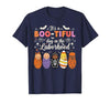 Its A Bootiful Day In The Laborhood Tee Nurse Spooky Swaddle Squad Halloween Funny Labor and Delivery T-Shirt - size chart