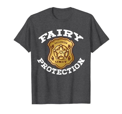 Halloween Fairy Security Costume RTees Halloween Adult Costume Fairy Protection T-Shirt - size chart