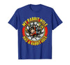 My Rabbit Hole Has a Conspiracy Humor Design T-Shirt — design detail