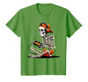 halloween skeleton shirts for teen boys men kids Halloween Skeleton Gamer Video Gaming Funny Gaming Skeleton T-Shirt - size