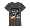 Mademark Monkey in a Suit Stuck in a Meeting Funny Gift T-Shirt - Women - size chart