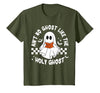Funny Ain't No Ghost Like The Holy Ghost Christian Halloween T-Shirt - size chart