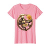 Mademark Funny Monkey Chef Flipping Pancakes Graphic Tee T-Shirt - Women - size chart