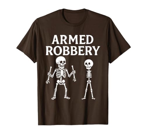Armed Bones Joke Joke Apparel Men Women sarcastic Funny Skeleton Pun Armed Bones Joke Halloween Humor Costume T-Shirt - size