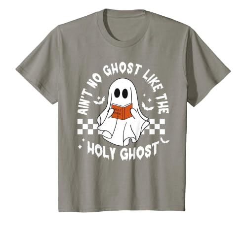 Funny Ain't No Ghost Like The Holy Ghost Christian Halloween T-Shirt - size chart