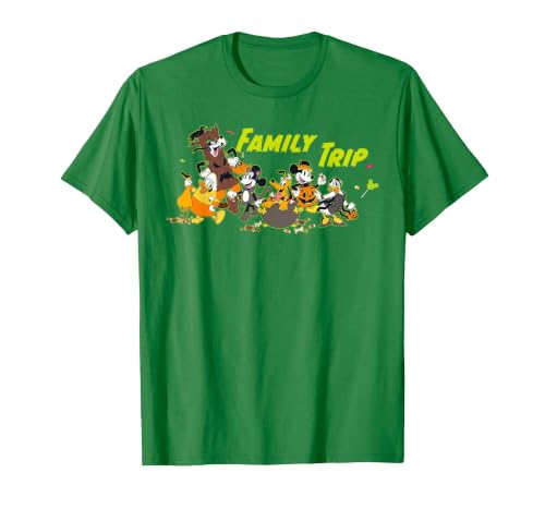 Disney Family Trip Halloween Costume Mickey & Friends T-Shirt - size chart
