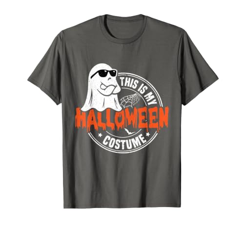 Happy Halloween This Is My Halloween Costume This is My Halloween Costume Funny T-Shirt - size chart