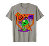 Ice Cream Drip Baseball Home Plate Halloween Tee Funny Halloween Baseball Ice Cream Drip Boys Girls Youth T-Shirt - size