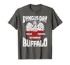 Polish Heritage Gifts Dyngus Day Buffalo New York Piwo Polka Pierogi Na Zdrowie T-Shirt - size chart