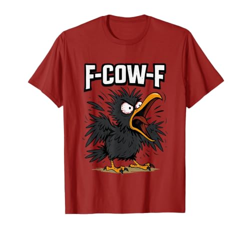 F COW F Crow F-Cow-F T-Shirt - size chart