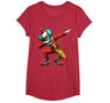 Creepy Halloween Dabbing Dab Dance Dabbing Creepy Clown Scary Halloween Dab Dance T-Shirt - size chart