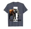 Mademark Sixty Years, One Nation Majestic Elephant Design T-Shirt - Men - size chart