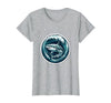 Mademark Shark In The Barrel Wave Graphic T-Shirt - size chart
