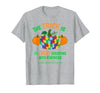Presto Autism Awareness Halloween October Pumpkin Autism Awareness Halloween Fall October Puzzle Pumpkin T-Shirt - size chart