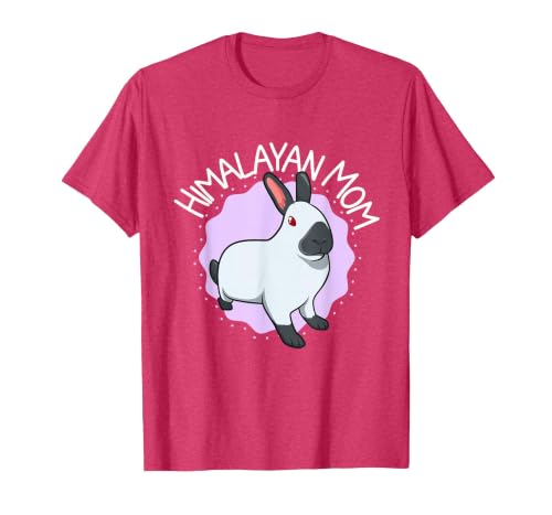 Himalayan Rabbit Mom T-Shirt — design detail