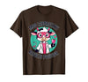 Mademark Moo Laboratory Results Positive Cow Design T-Shirt - size chart