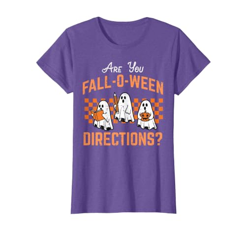 Halloween Shirts For Women Men Kids Boys Girls are You Falloween Directions Funny Halloween Teacher Teach T-Shirt - size