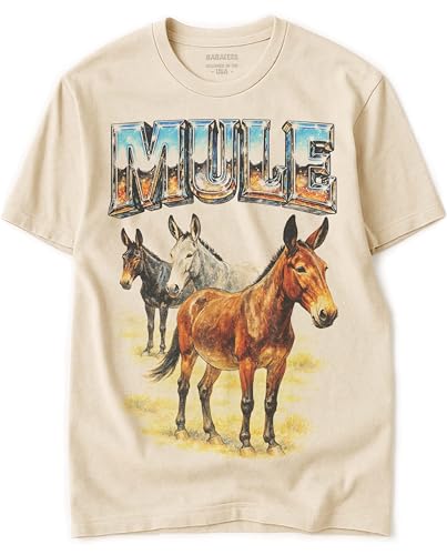 BABATEES Farm Animals Heavy Metal Tshirt for Men, Women & Farmers - 100% Natural Undyed Cotton - size chart