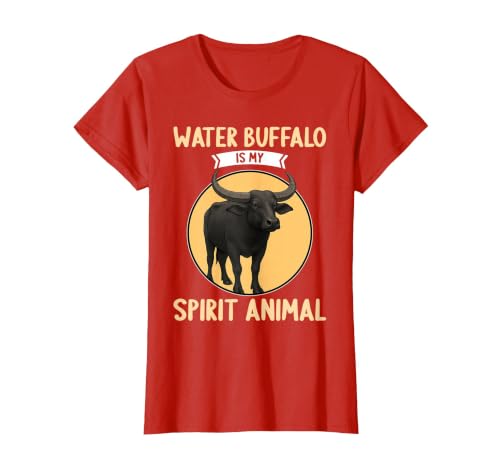 Water Buffalo Lovers Shop Water Buffalo is My Spirit Animal Water Buffalo T-Shirt - size chart