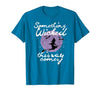 Witchy Halloween Witch Tees Halloween Something Wicked This Way Comes Shakespeare Shirt T-Shirt - size chart