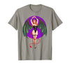 Classic Vintage Pin-Up Sexy Girl by YUX Sexy Succubus Monster Halloween Hand Heart Pin-Up Girl Devil T-Shirt - size chart