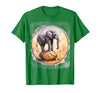 Mademark Elephant Balancing on Desert Rock Graphic T-Shirt - Men - size chart