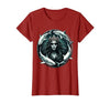 Mademark Deep Sea Queen Crowned by Circling Sharks T-Shirt - size chart