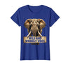 Mademark Wild and Wrinkly Vibes Elephant Graphic Design T-Shirt - Women - size chart