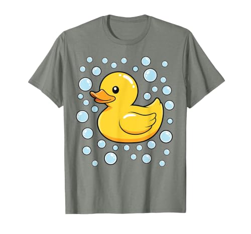 InGENIUS Duck Lover Shirts & Gifts Rubber Duck Bubbles Cute Duckie Duckling Costume Halloween T-Shirt - size chart