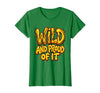 Mademark Wild and Proud of It Monkey Graphic Design T-Shirt - Women - size chart