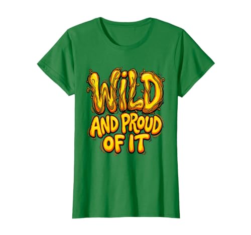 Mademark Wild and Proud of It Monkey Graphic Design T-Shirt - Women - size chart