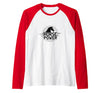 Mademark Horse Power - Equestrian Strength Graphic Art Raglan Baseball Tee - size chart