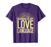 Mademark Banana Is My Love Language Monkey Design T-Shirt - Men - size chart