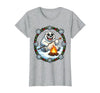 Mademark Polar Bear Sunglasses Roasting Marshmallow Christmas T-Shirt - size chart